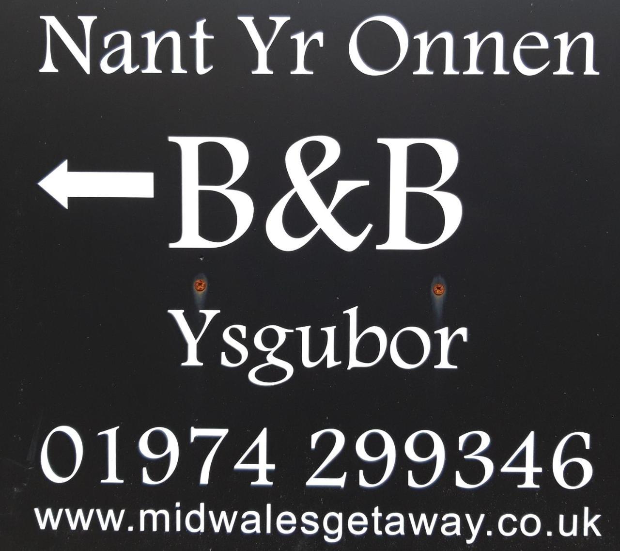 Nant Yr Onnen B&B And Holiday Cottage Tregaron Exterior foto